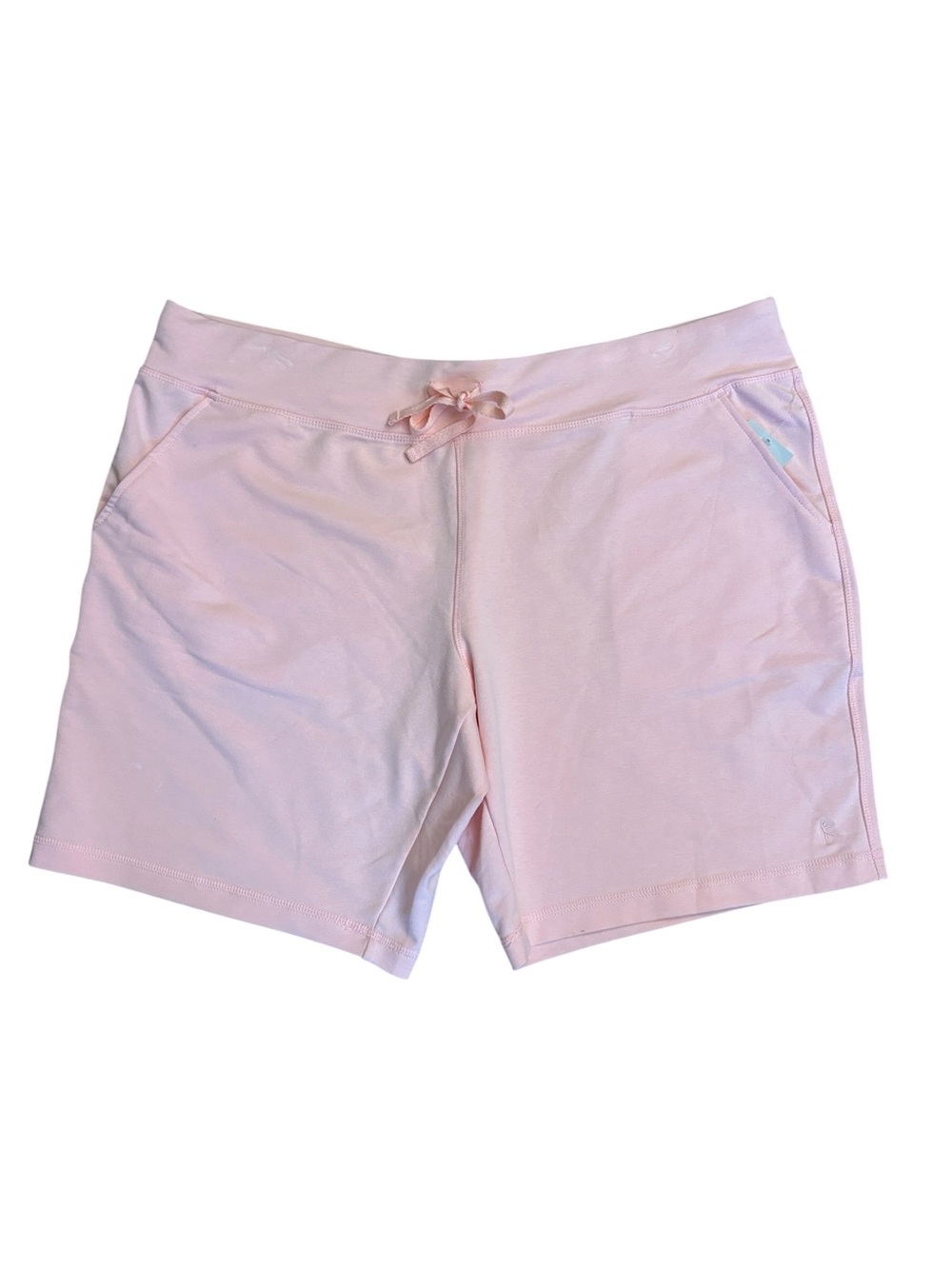 Danskin Pink Wine French Terry 9" Inseam Shorts Size XXL / 20 NWT